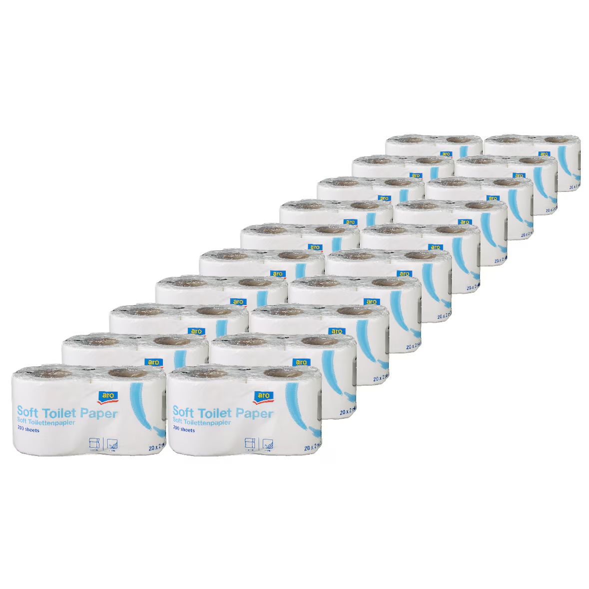 aro Toilettenpapier 2-lagig 20x2 Rollen online kaufen | Cashback Gutschein REWE EDEKA METRO – Cleaning Help
