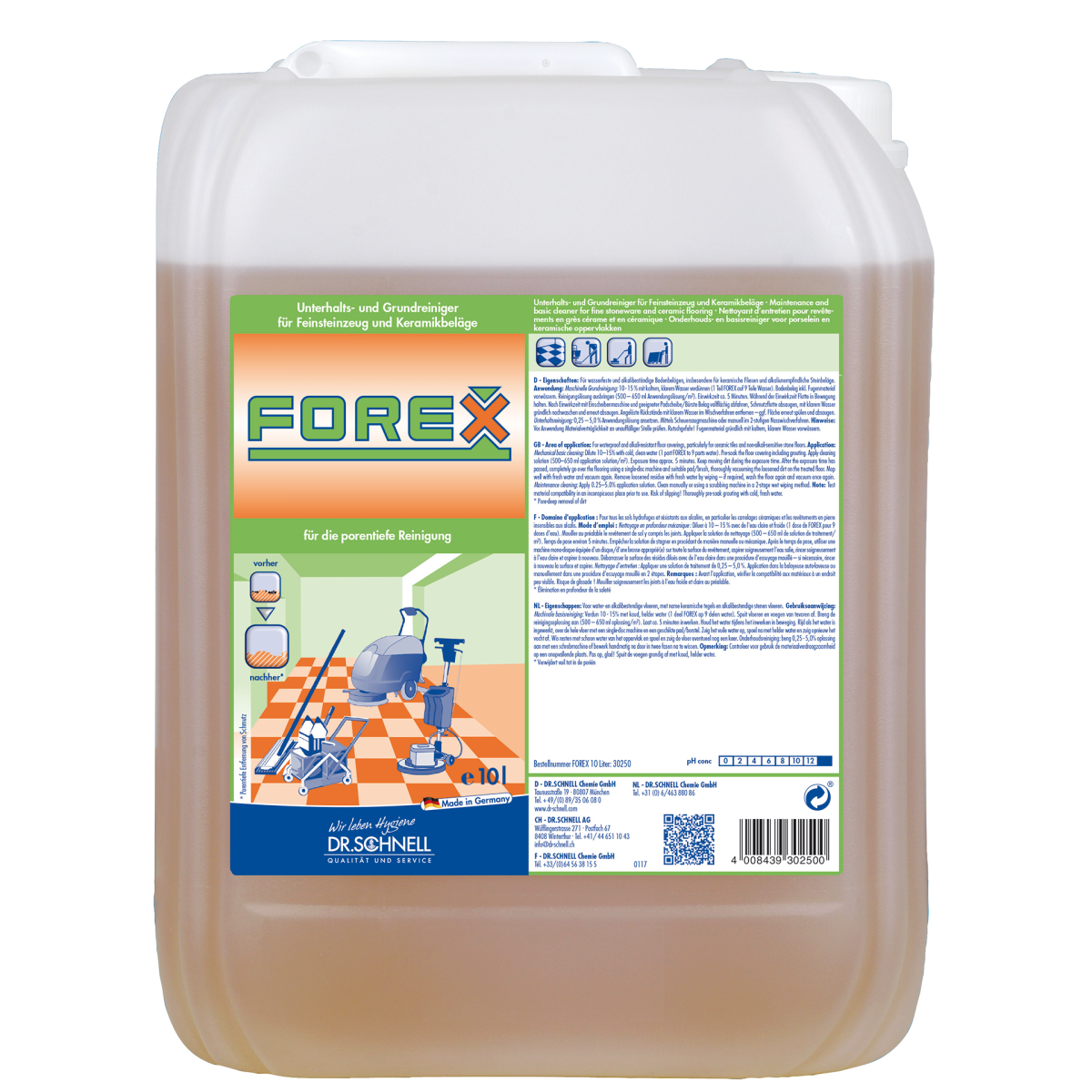 DR.SCHNELL FOREX Unterhalts- und Grundreiniger 10 Liter online kaufen | Cashback Gutschein REWE EDEKA METRO – Cleaning Help