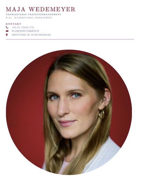 Profilfoto von Maja Wedemeyer