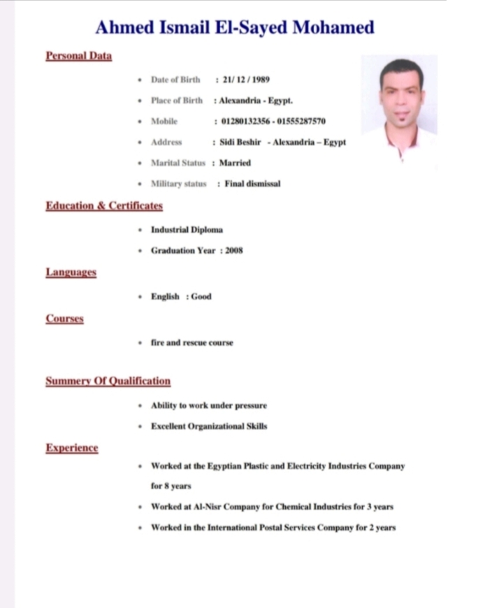 Profilfoto von Ahmed Ismail Mohammed